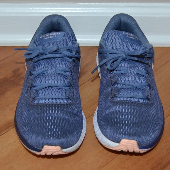 Under Armour Women's Charged Pursuit 2 Running Shoes Blue/pink Size 9 (3022604) - Picture 3 of 11